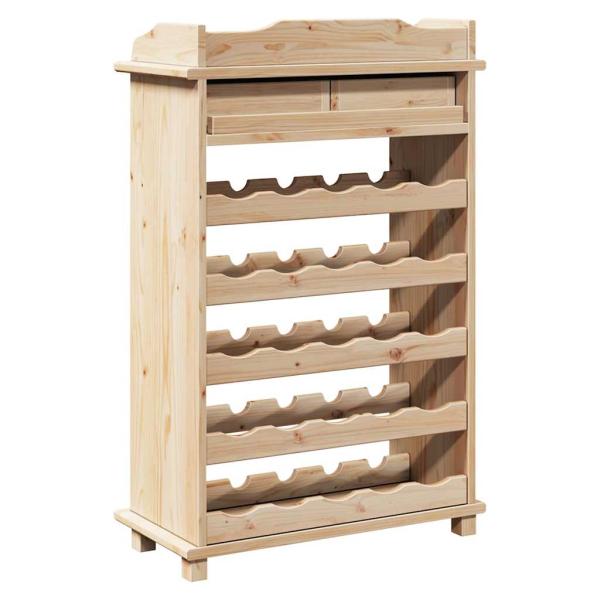 Weinfassregal 90x60x30 cm aus massivem Kiefernholz