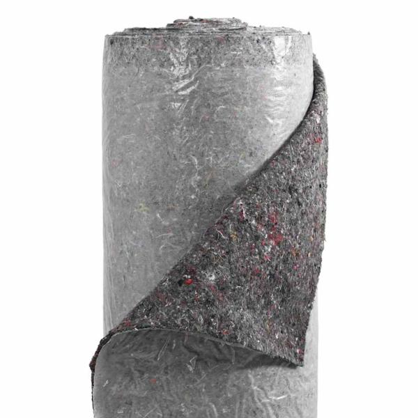 Teichvlies Grau 1 x 10 m Polyester und Baumwolle