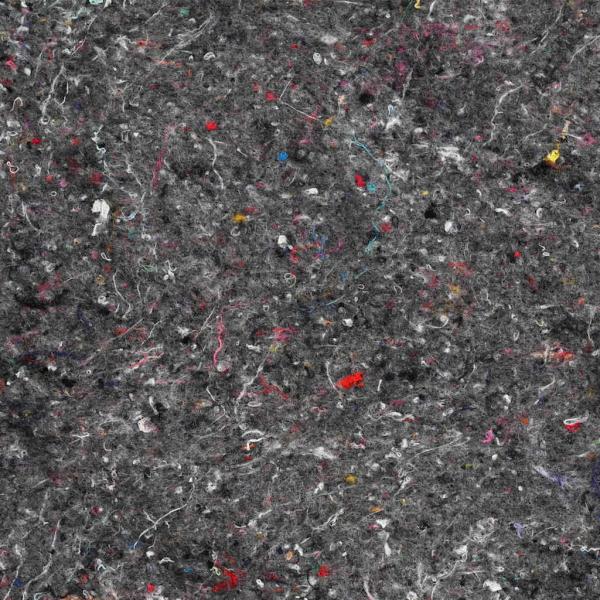Teichvlies Grau 1 x 10 m Polyester und Baumwolle