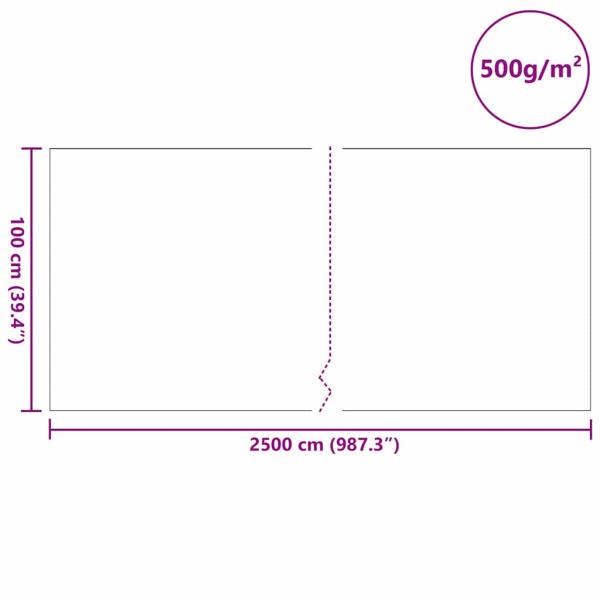 Teichfleece 500 g/? 1x25 m