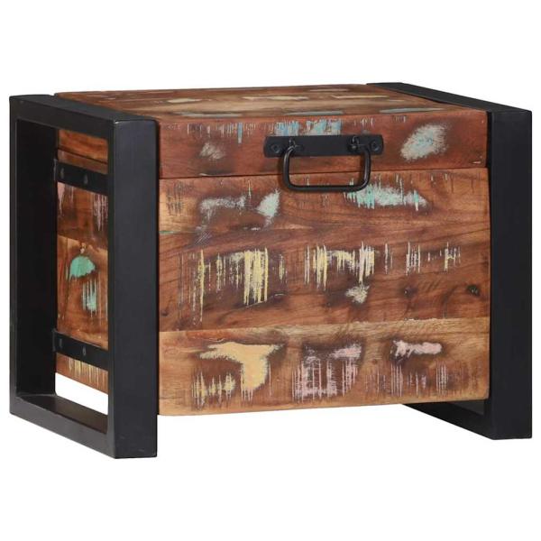 Aufbewahrungstruhen 40x30x30cm Solid Reclaimed Wood und Metall