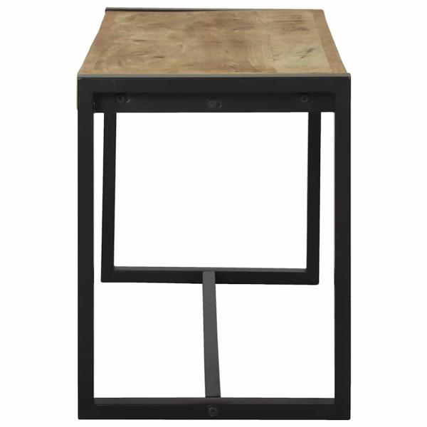 Flurbank Braun Mangoholz 100 x 35 x 45 cm Langlebig Flurbank