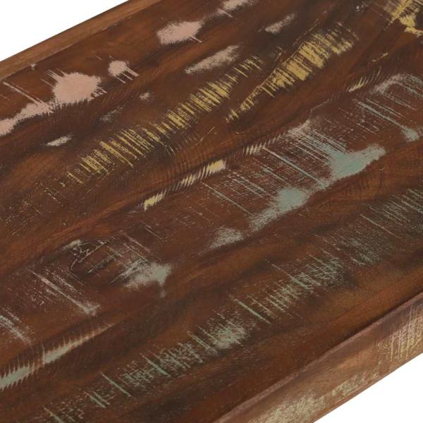 Bank Bunt Massivholz Altholz 100 x 35 x 45 cm Aussage-Stück