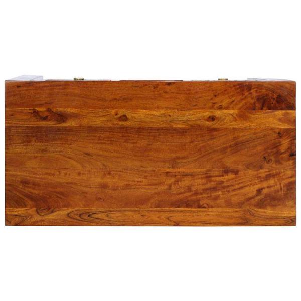 Schreibtisch 100x50x75 cm Massivholz Akazie