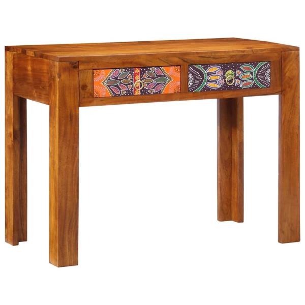 ARDEBO.de - Schreibtische Braun Massivholz Sheesham Standard Rechteckig