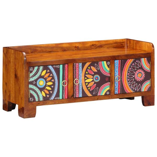 Schuhbank 90x35x40 cm aus Akazienholz