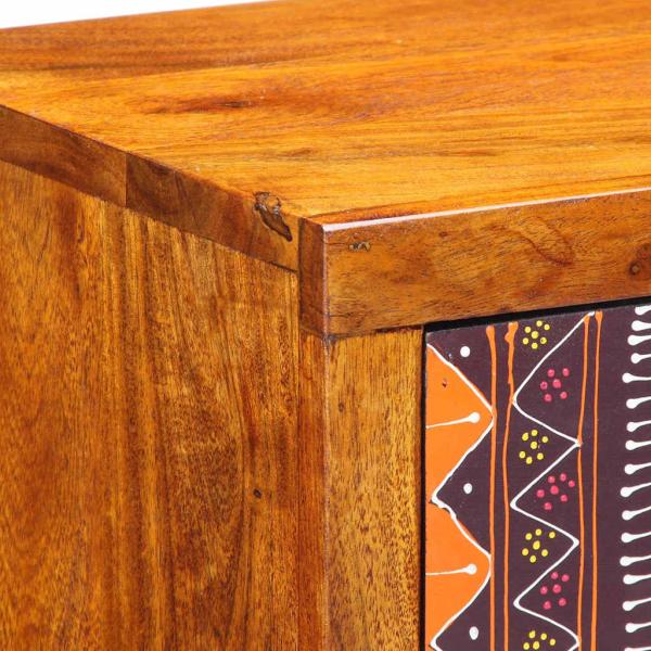 Nachttische 2 Stück 35x30x22 cm Massivholz Akazie