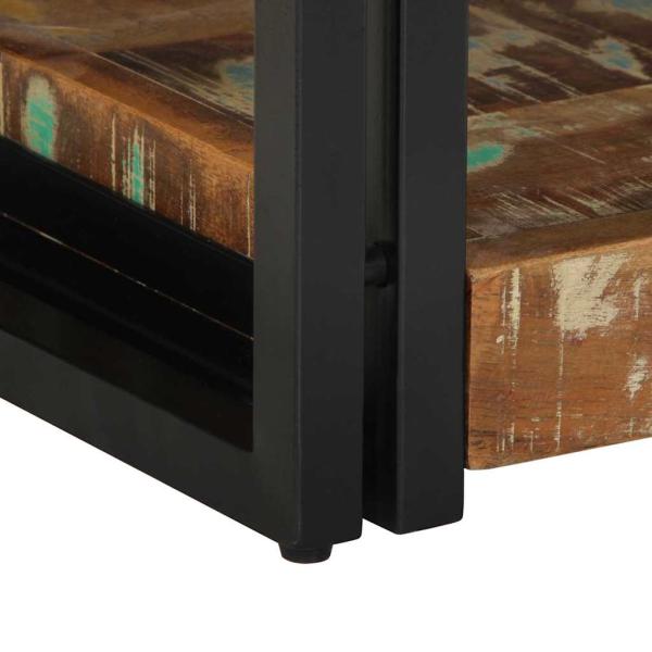Nachttisch 40x35x50 cm Massivholz Altholz