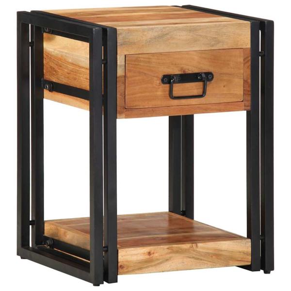 ARDEBO.de - Nachttisch 40x35x50 cm aus Akazienholz