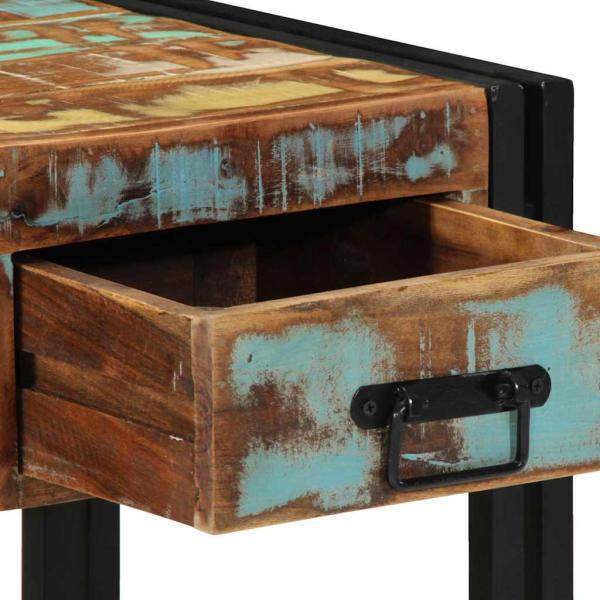 Nachttische 2er Set 40x40x50 cm aus Massivholz Altholz