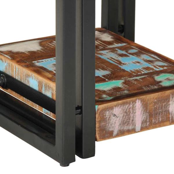 Nachttisch 40x40x40 cm aus massivem Altholz