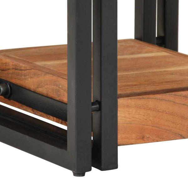 Nachttische 2er Set 30x30x40 cm aus Akazienholz