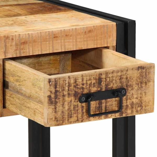 Beistelltisch 40x40x50 cm Massivholz Mango Rustikal