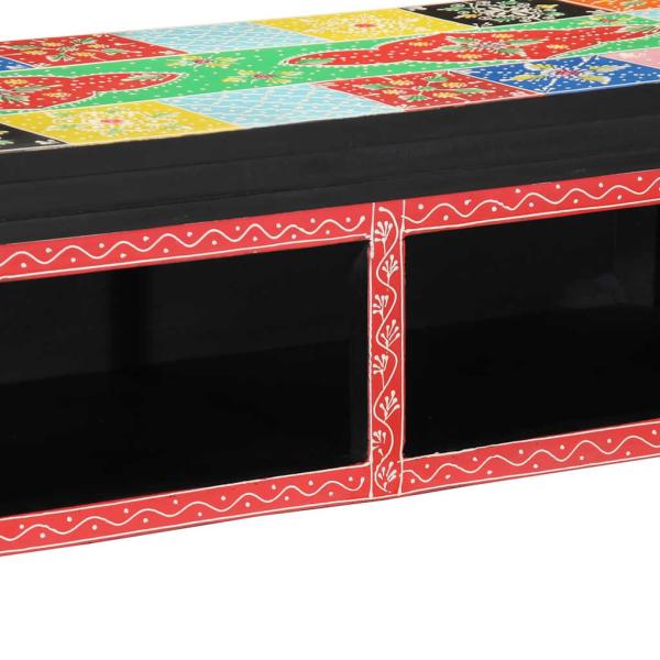 TV Schrank Wandmontage Mehrfarbig 80x30x22 cm Ingenieurholz