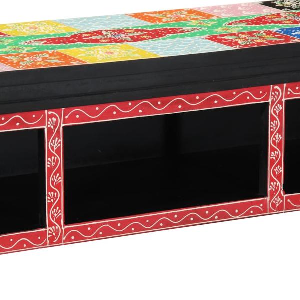 TV-Schrank Wandmontiert Mehrfarbig 100x30x22cm Ingenieurholz
