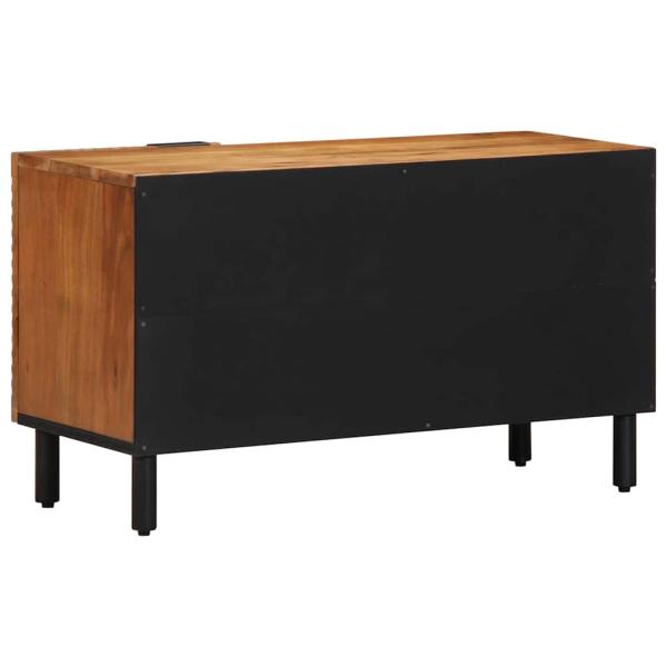 TV-Schrank 80x31,5x46 cm Massivholz Akazie