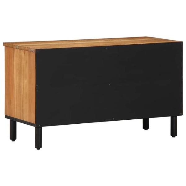 TV Schrank 80x33,5x46 cm Massivholz Akazie