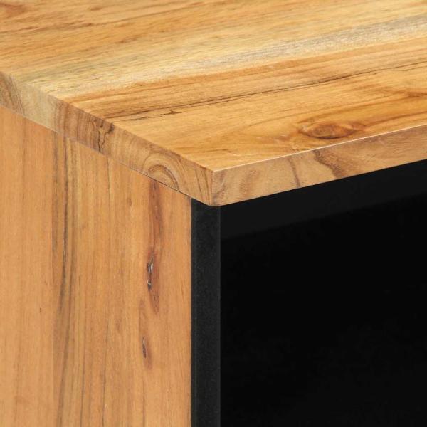 TV Schrank 80x33,5x46 cm Massivholz Akazie