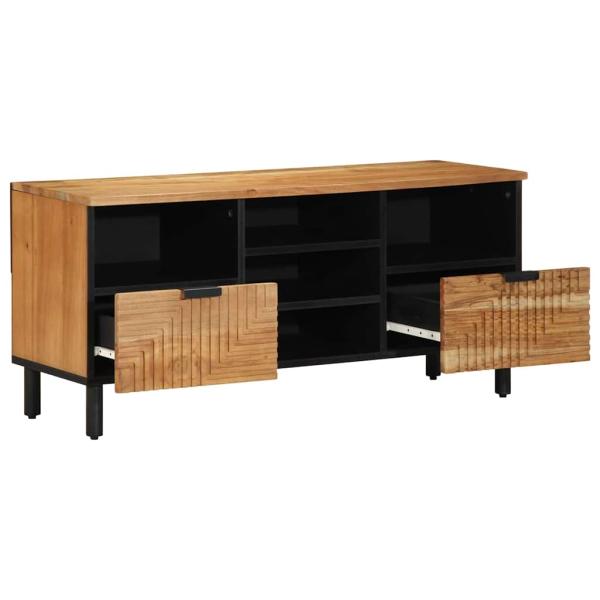 ARDEBO.de - TV-Schrank 100x33,5x46 cm Massivholz Akazie