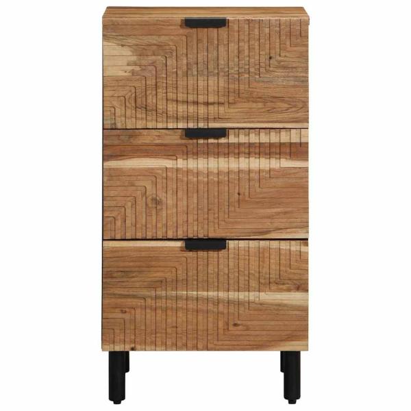 Sideboard 40x33x75 cm Massivholz Akazie