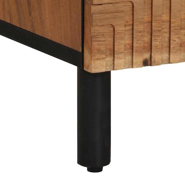 Sideboard 40x33x75 cm Massivholz Akazie
