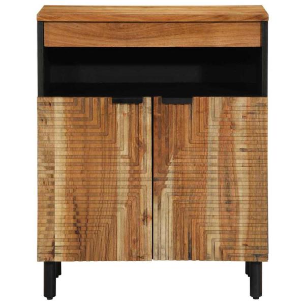 Sideboard 60x33x75 cm Massivholz Akazie