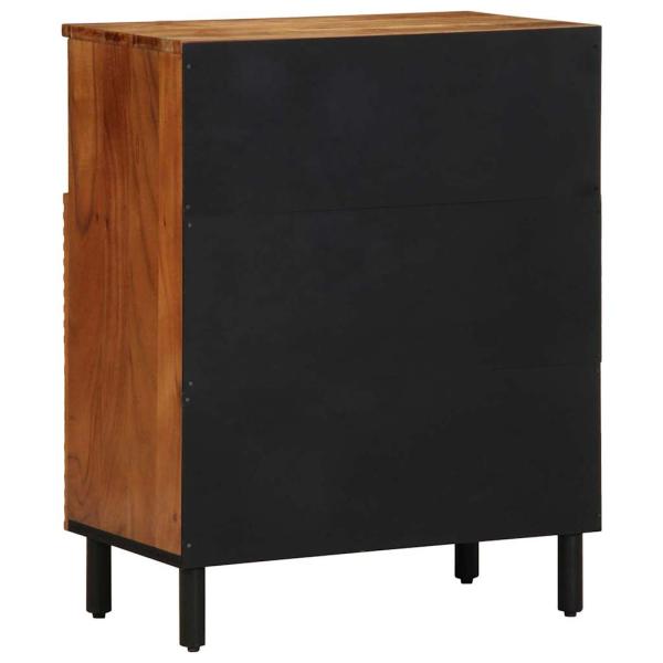 Sideboard 60x33x75 cm Massivholz Akazie