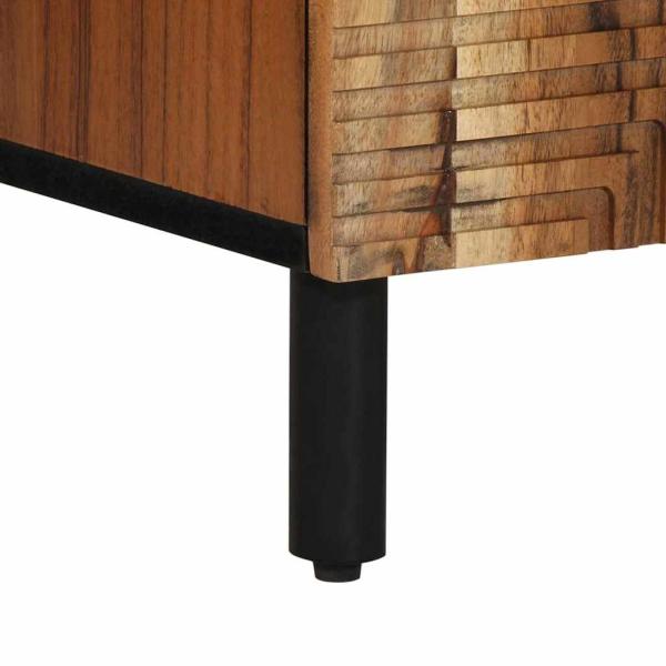 Sideboard 60x33x75 cm Massivholz Akazie