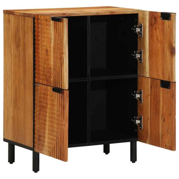 Sideboard 60x33x75 cm Aus massivem Akazienholz
