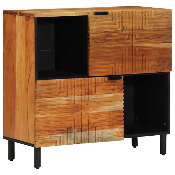 ARDEBO.de - Sideboard 80x33x75 cm Massivholz Akazie