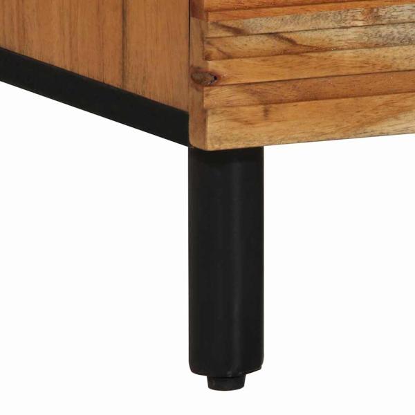 Sideboard 80x33x75 cm Massivholz Akazie