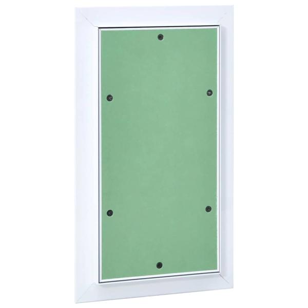 Zugangstür mit Aluminiumrahmen und Gipsplatte 200x400 mm