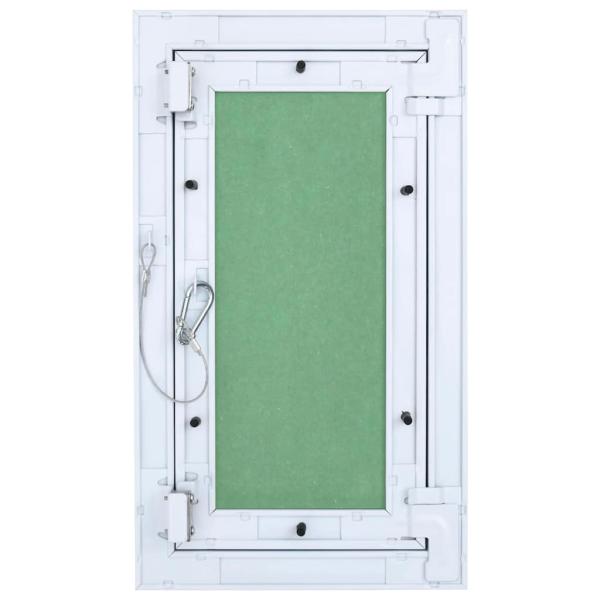 Zugangstür mit Aluminiumrahmen und Gipsplatte 200x400 mm
