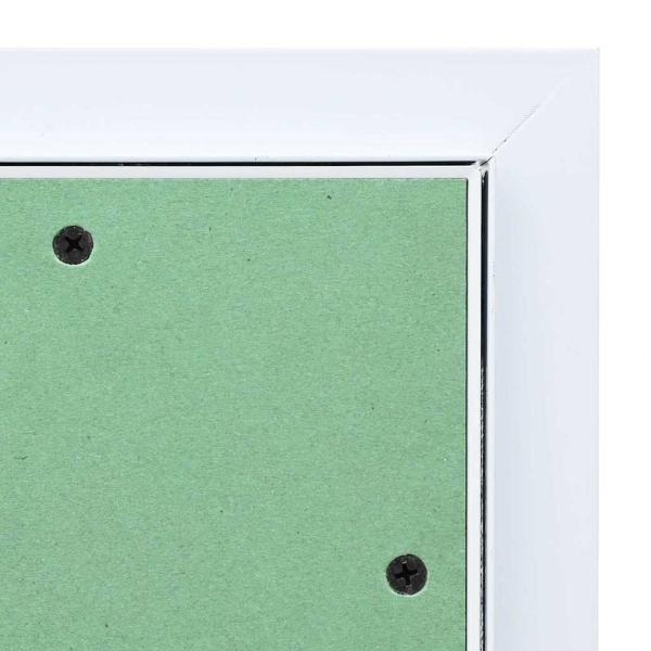 Zugangstür mit Aluminiumrahmen und Gipsplatte 200x400 mm