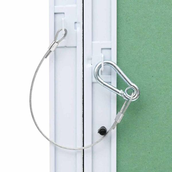 Zugangspanel aus Aluminium mit Gipskarton 500x700 mm