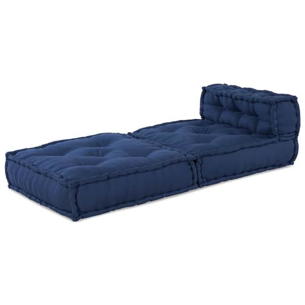 Modular Pouffe Indigo 70x70x54 aus Stoff