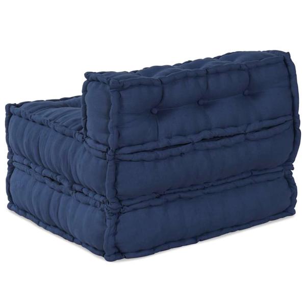 Modular Pouffe Indigo 70x70x54 aus Stoff