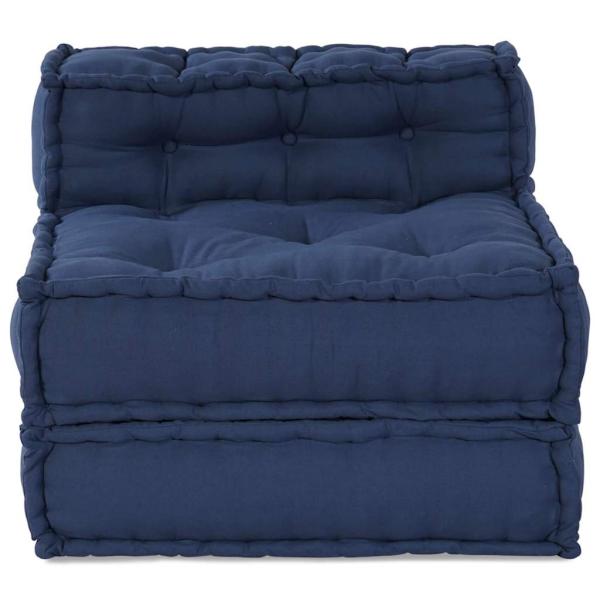 Modular Pouffe Indigo 70x70x54 aus Stoff