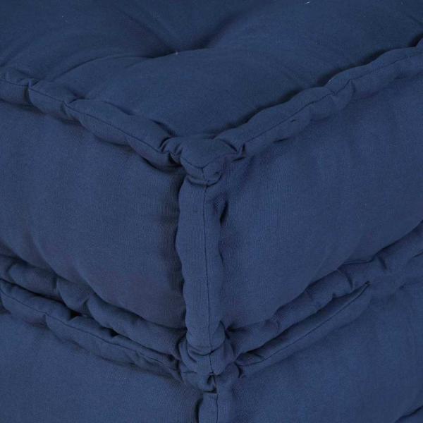 Modularer Pouf Indigo 70x70x36 aus Stoff