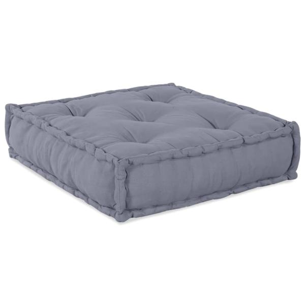 Modularer Pouffe Grau 70x70x54 Stoff