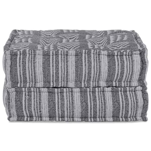 Modularer Pouffe Grau 70x70x36 Stoff