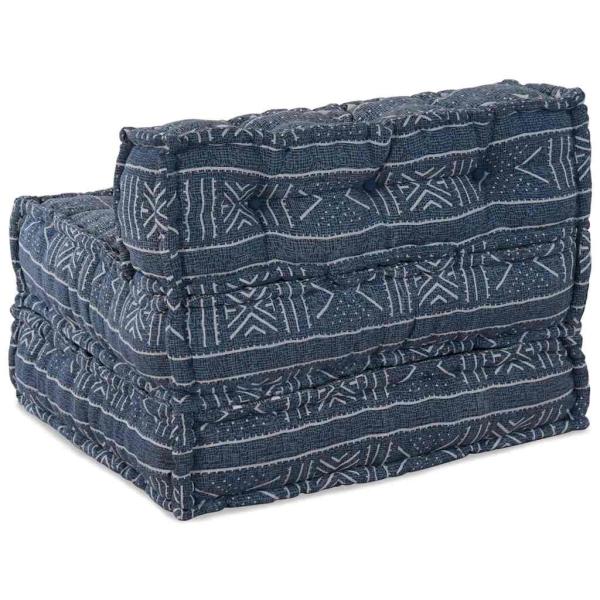 Modularer Pouffe Indigo 70x70x54 aus Stoff