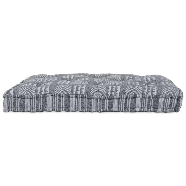 Palettensitzkissen grau 120x80x12 cm aus Stoff