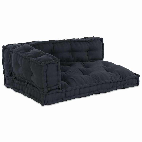 ARDEBO.de - Palettensofa Kissen mit Arm- und Rückenstütze in Grau