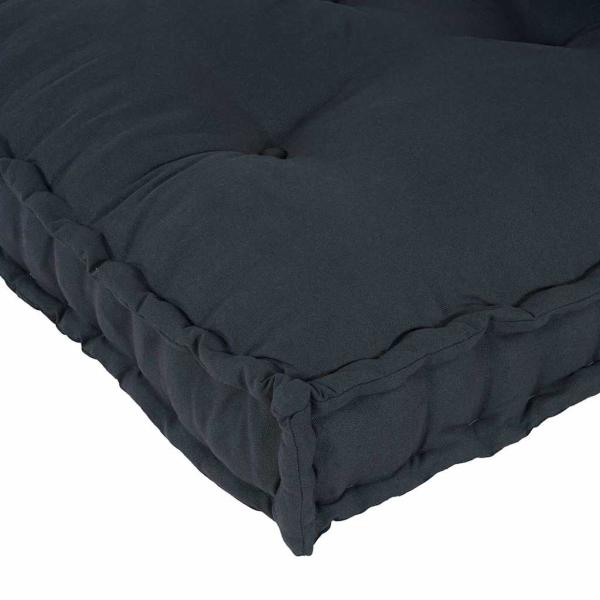 Palettensofa-Kissen mit Rückenstütze in Anthrazit