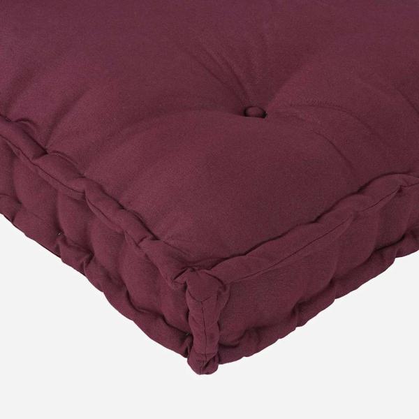 Palettensofa-Kissen mit Rückenstütze in Rot