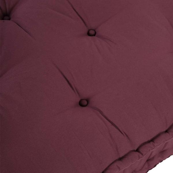 Palettensofa Kissen Roter Stoff