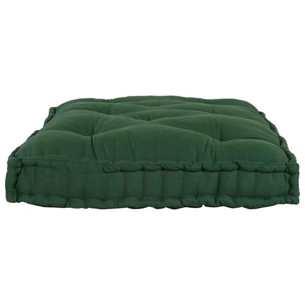 Palettensofa Kissen aus grünem Stoff