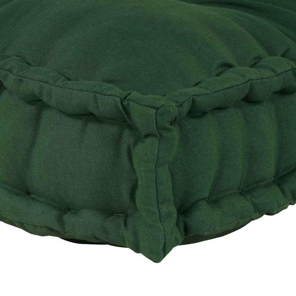 Palettensofa Kissen aus grünem Stoff