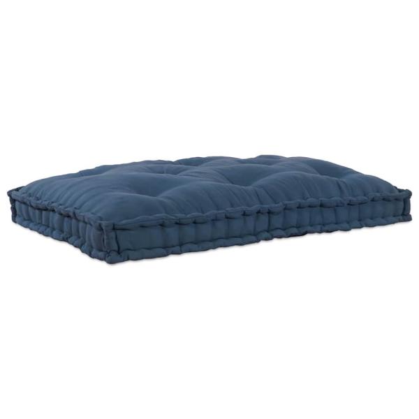 ARDEBO.de - Palettensofa Kissen Blau Stoff